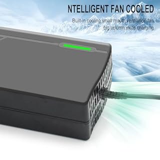 60V 20AH Lead Acid Battery Charger, Electric Scooter Charger Bike Battery Charger for Scooter Wheel Bicycle E-Bike, Auto Shut Off 3 Pin Plug