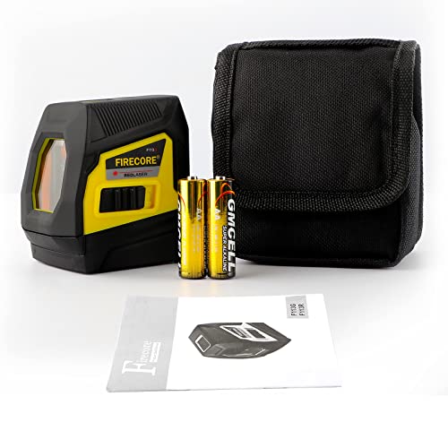 image for Firecore Cross Line Laser Level,Red Beam Self Leveling Laser Level wit