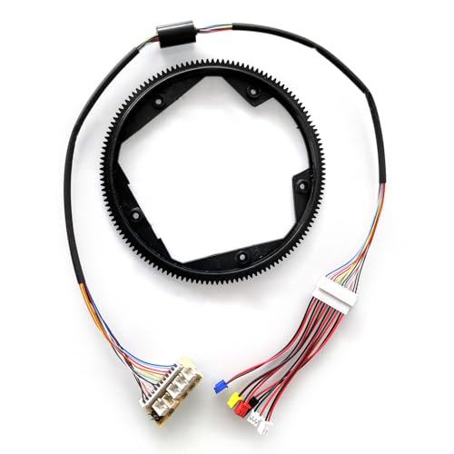 wheelfun Heng Long 1/16 7.0 RC Tank Big Plastic 360&deg;Rotating Gear Electric Slip Ring 12P for Tank Parts