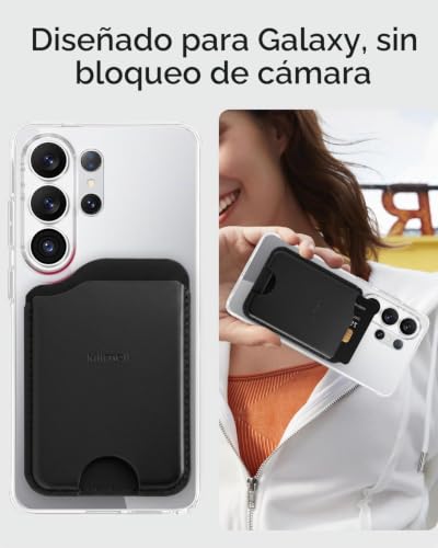 Cartera Magnética Samsung S26 Ultra Tarjetero Viaje Cuero Slim Negro 2