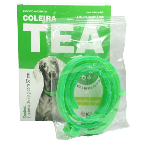 Coleira Contra Pulgas e Carrapatos TEA 327 Cães Grandes König 38g c/ 57cm