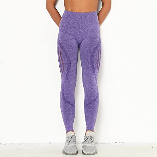 mmknlrm Calça Yoga Casual Up Running Legging Feminina Yoga Justa Esporte Push Stretch Yoga Pants Sha