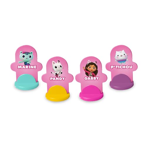 Winning Moves Monopoly Junior Gabby et la Maison Magique Gabby' Dollhouse Jeu de société Jeu de Plateau A partir de 2 à 4 Joueurs Version française - vue 5