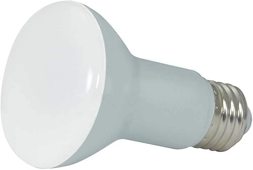 Satco S9633 6.5W LED R20 Bombilla reflectora, 5000K, blanco