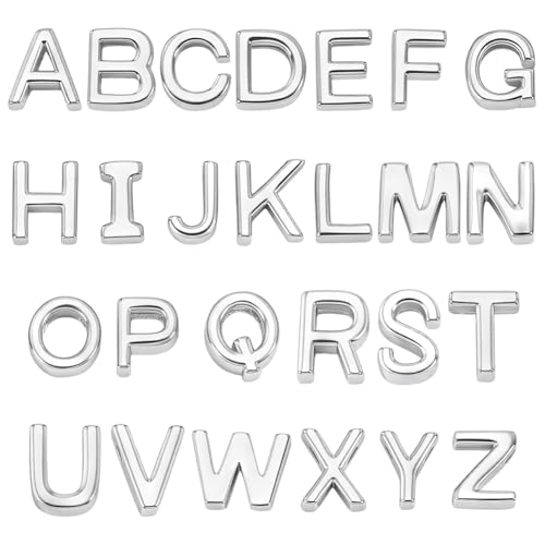 Breloques en forme de lettres WADORN pour réparer et personnaliser vos bijoux