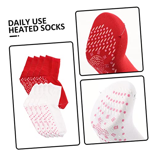 CLISPEED 16 Paar Selbsterwärmende Socken Wintersocken Für Damen Damensocken Gemütliche Socken Für Damen Schlankmachende Gesundheitssocken Winter Geschmeidige Extra Dicke Socken – Bild 7