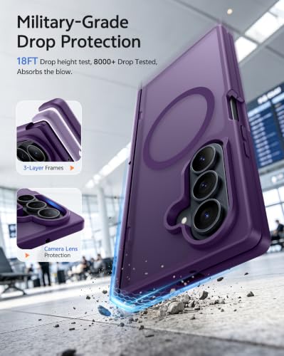 Image of FNTCASE for Z Fold 8 Ultra /Z Fold 7 Case: with Kickstand Hinge Protection