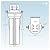 AQUATICLIFE Carbon Plus Carbon Block Water Filter 10x2.5 and 10-inch Water Filter Housing Canister for Reverse Osmosis Filtration Systems RO and RODI Units, For Chlorine Chloramine Reduction