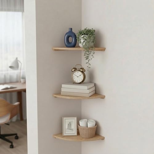 Étagère d'angle murale pour optimiser un coin perdu du salon - 3