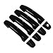 NINTE for 14-20 GMC Sierra/Chevy Silverado / 15-20 Chevy Tahoe/Suburban/GMC Yukon/Denali - ABS Painted Gloss Black Handle Covers W/O Passenger Keyhole