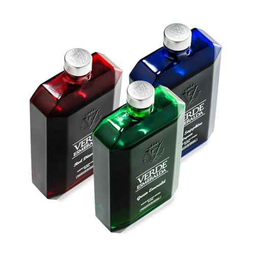 Verde Esmeralda - Natives Olivenöl Extra - Packung Edelsteine ​​3x500ml. Öl aus Jaén (Picual, Royal, Bio)… (Pack Gemas Picual, Royal, Ecológico, 1500ml)
