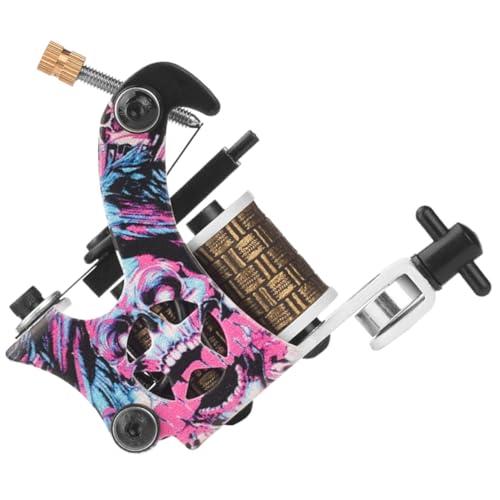 GALPADA Bobina para Máquina de Tatuar de Hierro Fundido de 10 Vueltas, Dispositivo en Espiral para Equipo Profesional de Tatuajes, Accesorio para Máquina Delineadora, Uso en Tatuajes