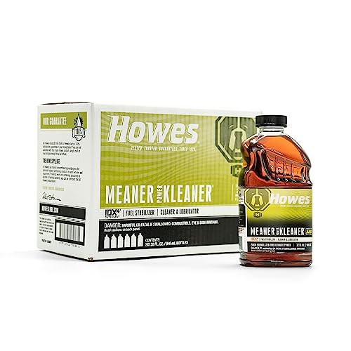 Howes Meaner Power Kleaner 32-ounce Fuel Stabilizer, Injector Cleaner, and Diesel Fuel Lubricator Casepack (Six 32oz Bottles)