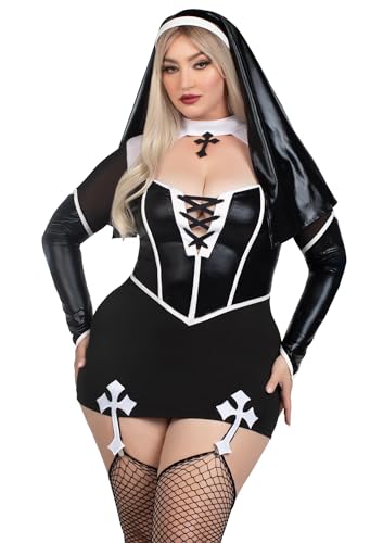 Sexy Nun Costume Outfit for Women