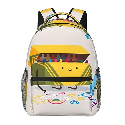 Sac à dos d'école ergonomique et mignon avec grand rangement pour PC