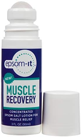 EPSOM-IT Soothing Lotion for Muscles Natural Roll-On Concentrated Magnesium Sulfate Cream Fortified with Arnica, for Muscle Stiffness from Running, Exercise, Walking (Rollerball)