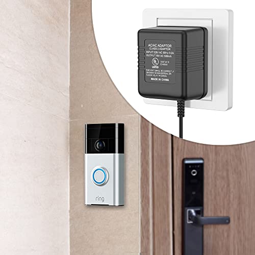 Adaptador de fonte de alimentação de campainha de vídeo certificado UL de 18V 500mA compatível com t