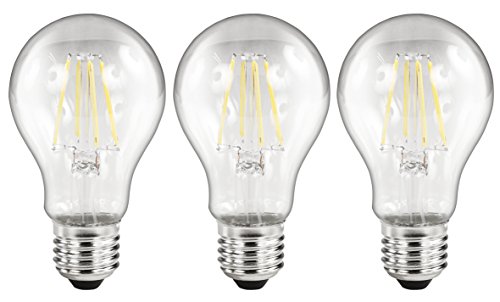 McShine LED Glühlampe E27 | 2W, Metall/Glas | Stromsparendes Vintage-Leuchtmittel für dekorative Beleuchtung