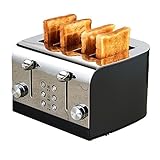 Tostadora Hotel Comercial Desayuno Tostadora 4 Rebanadas Tostadora, Bandeja De Migas Móviles