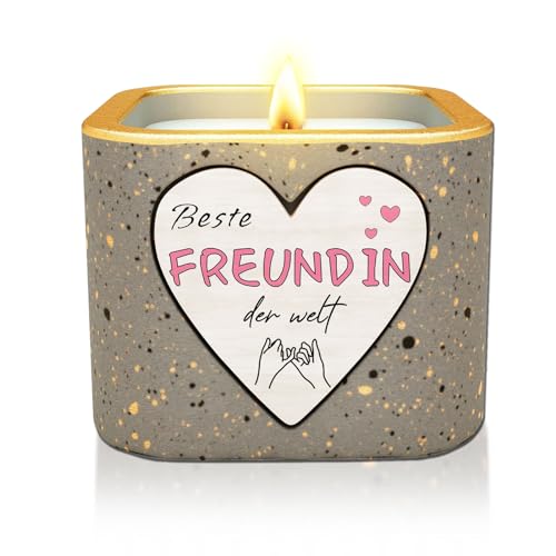 Duftkerzen Geschenke für Beste Freundin, Freundschaftsgeschenke für Frauen, Geburtstagsgeschenk für Bestie Schwester Kollegen Freunde ihre Freundin BFF, Geschenke zum Frauentag