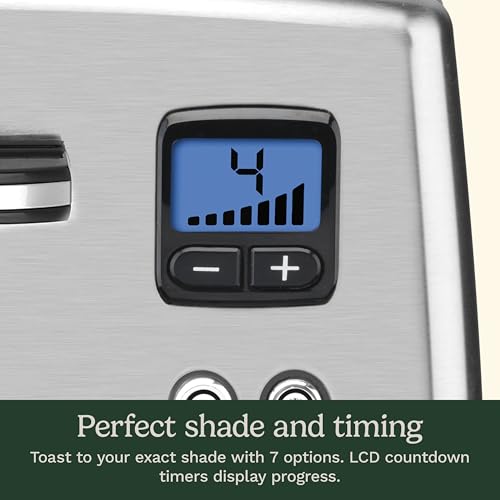 Cuisinart 4 Slice Countdown Motorized Toaster, Compact Design with Extra-Wide Slots for Toasting, Defrost & Reheat Functions, CPT-435P1, Stainless Steel by Cuisinart - Image 5