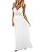 LILBETTER Women's Beach Crochet Backless Bohemian Halter Maxi Long Dress