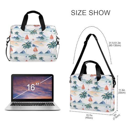 Funda para portátil con diseño de playa, 13-15.6 pulgadas miniatura 5
