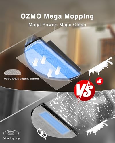 Yeedi C12 PRO Plus Robot Vacuum and Mop, 8000Pa Strong Suction, Vibrating Mopping, 7-Week Dust Storage, Bagless Dust Container, ZeroTangle Brush, Black - Thumbnail 6