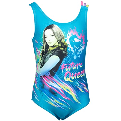Disney Descendants Evie Little Girls One-Piece Bathing Suit Blue 4 #TOP13