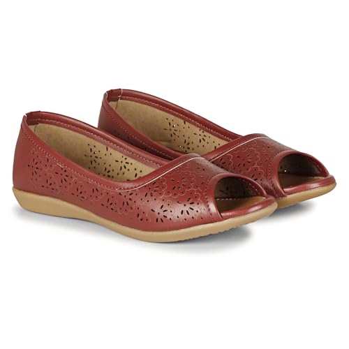 Image of Footshez Women's Black Ballet Flat | Women's Fashion Sandals Bellies-P