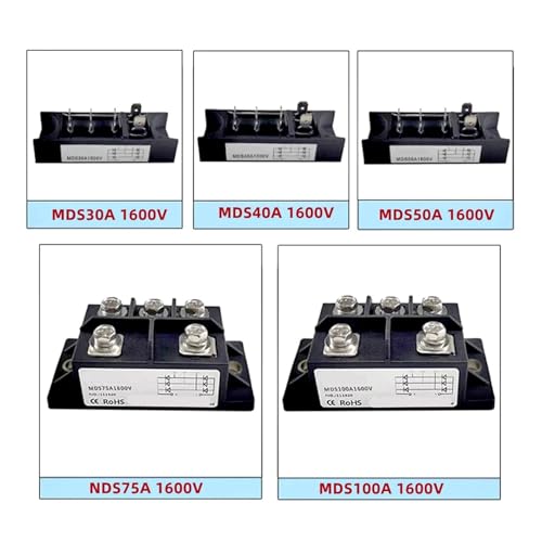 Pont de diodes MDS30A 1600V pour redresseur triphasé AC/DC - 5