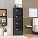 AFAIF 4 Drawer File Cabinet with Lock, Metal File Cabinets for Home Office,18