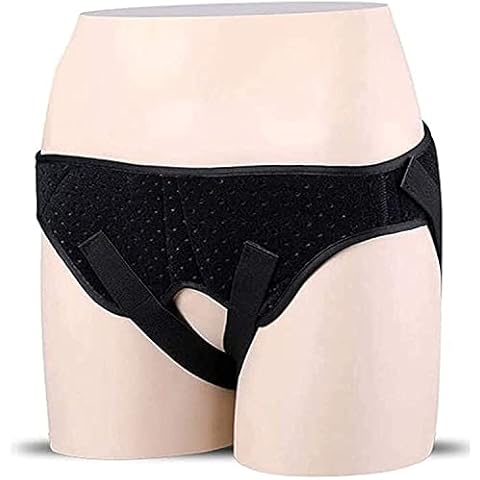 Amhuui Breathable Hernia Belts, Inguinal Boot Medical Hernia Guard for Men and Women for Protection Strap Waist Adjustable Sports Hernia, Breathable Material Cover
