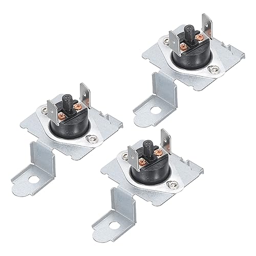 MECCANIXITY 6931EL3003C Dryer High Limit Thermostat, 250V 16A Replaces 6931EL3003G, 1268365, PS3530484, Pack of 3