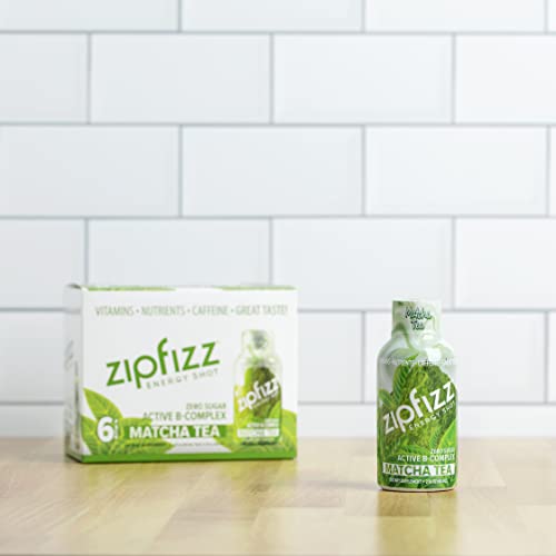 Zipfizz 2oz Energy Shot Matcha Tea Flavor Hydrating
