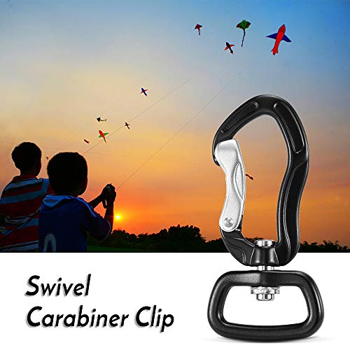 Carabiner Clip, Andoer Mosquetão giratório mosquetão giratório 360 ° mosquetão giratório mosquetão p