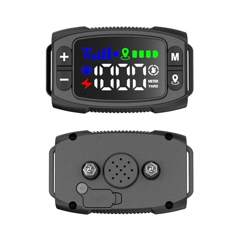 Collier Anti Fugue sans Fil GPS pour Chien, 1000M Réglable Amélioré, Chien Électrique Système Clôture