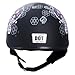 Hot Leathers HLD1031 'Sugar Skull' Flat Black Motorcycle DOT Approved Skull Cap Half Biker Helmet - Medium