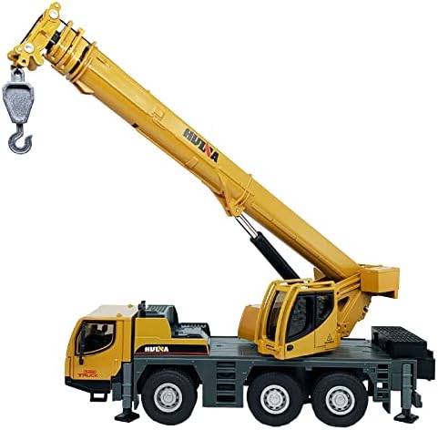 Brachiosaur Mobile Crane Truck Construction Vehicles Toys,1:50 Scale Diecast Site Auto Crane, Toy Trucks for Kids 8,9,10,11,12 Year Old and up