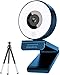 Webcam Full HD 1080P OBS Live Streaming Camera Computer Video Calling and Recording PC Web Camera Built-in Microphone for YouTube or Twitch