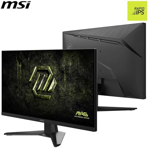 MSI 27" MAG 272F X24, Gaming Monitör, FHD, 16:9, Flat, Rapid IPS, 240Hz, 0.5ms (Min.), Adaptive-Sync - Görsel 2