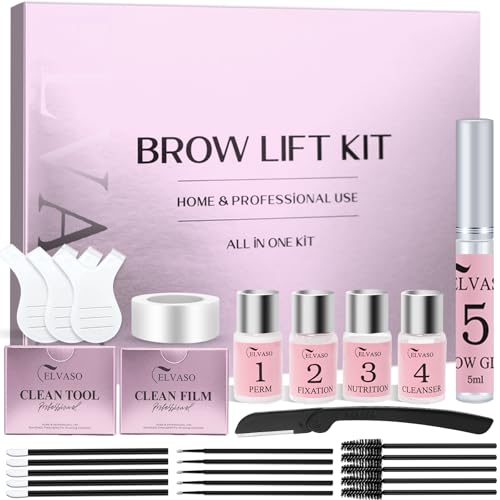 Augenbrauen Lifting Set – Brow Lifting Set für Zuhause, ELVASO...