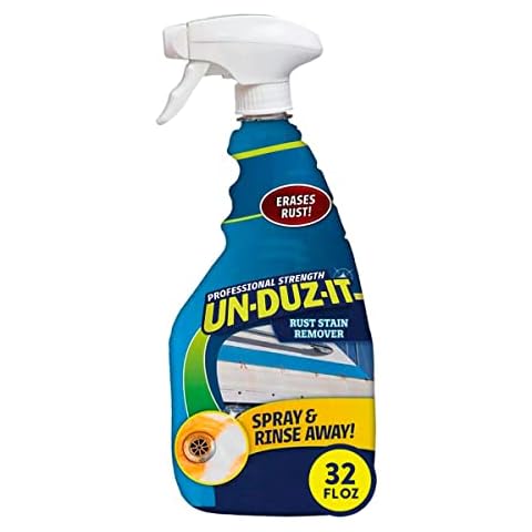 Legend Brands Un-Duz-It Rust Stain Remover Spray – Fiberglass Stain Remover - Carpet, RV, Boat – Biodegradable Cleaner, 32 Fl. Oz Cover