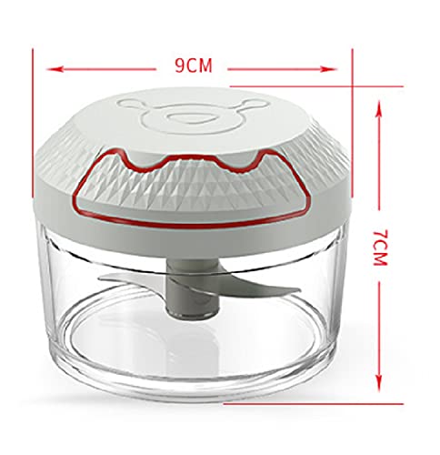 Hand Pullgarlic Mincer，Garlic Chopper Mini Food Processor Small Food Chopper Multifunction Garlic Press For Seasoning & Spice, Professional Garlic Crusher,， Ginger, Chili, Fruits, Onions(170Ml) #TOP1
