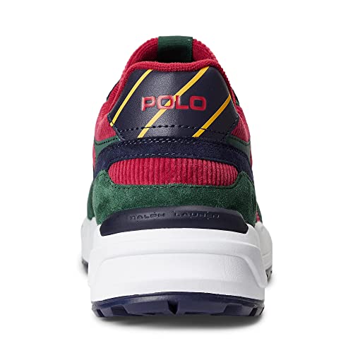Image of POLO RALPH LAUREN Suede Leather Mesh-Polo Jgr Pp-Sneakers-Low Top Lace