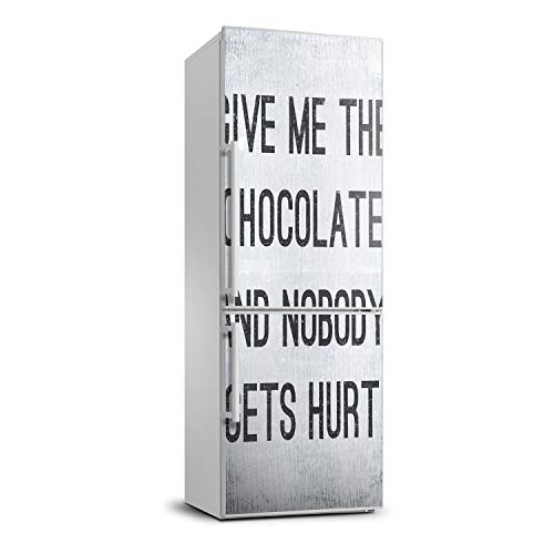 Vinilo para nevera de 70x190 cm con diseño chocolate da 2