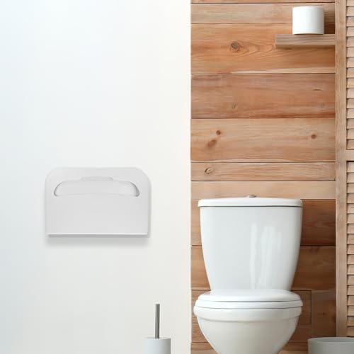 Soporte de fundas de inodoro de pared reutilizables en plástico ABS blanco 5