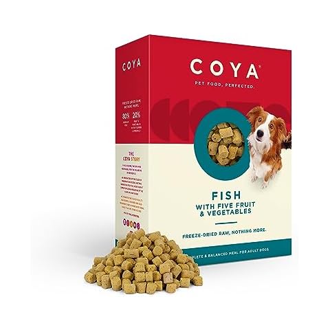 COYA Freeze-Dried Raw Dog Food with Fish Cover
