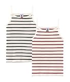  Petit Bateau Mädchen Chemise à Bretelles_4799800 Unterhemd, Mehrfarbig (Variante 1 00), 116 (2er Pack)
