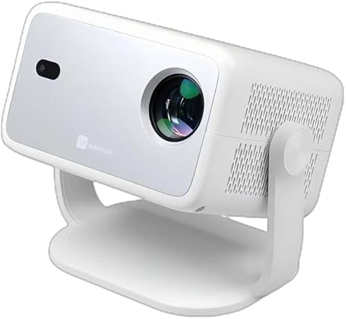 Certificado Netfix y enfoque automático Mini proyector 4K con WiFi y Bluetooth, 1500 ANSI 1080P Full HD Auto Keystone TV, proyector de video de cine